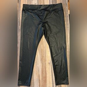 Wild Fable Faux Leather black Leggings
